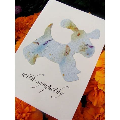 Sit at the comfort of why a free printable cards website? Pet Sympathy Card Plantable - Dog or Cat - Forget Me Not Flower Seeds in 2020 | Pet sympathy ...