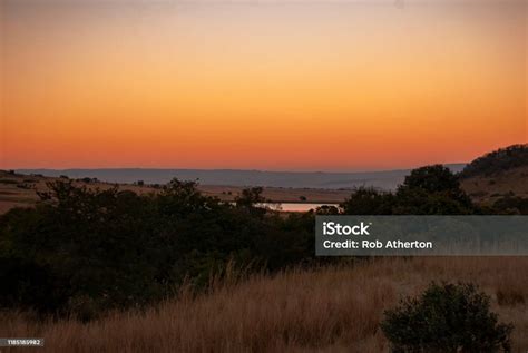 Sunrise Over The Hills Near Emanzana In Mpumalanga Province South