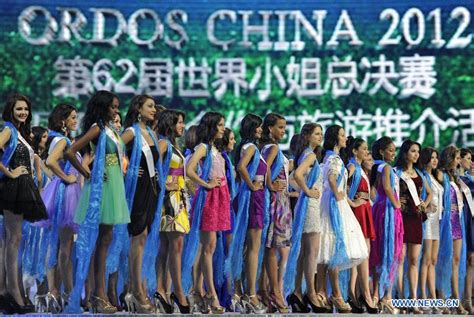 Miss World 2012 Pageant Kicks Off In Ordos Cn