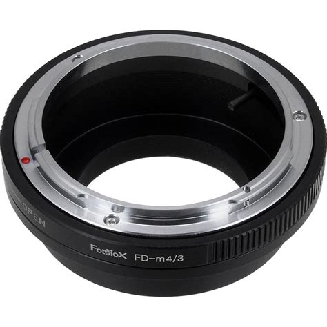 fotodiox pro shift lens mount adapter compatible with canon fd and fl lenses to micro four