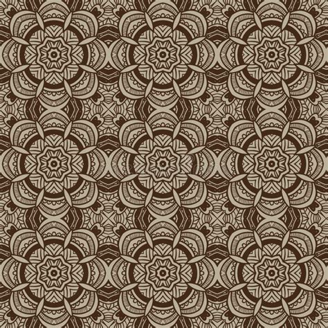 Brown Universal Vector Seamless Patterns Tiling Geometric Ornaments