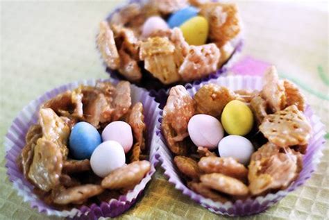 Easy Mini Eggs Nest Recipe Egg Nest Recipe Mini Eggs Egg Nest