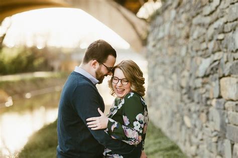 Katherine And Jimmys Classic And Offbeat Georgetown Engagement Session