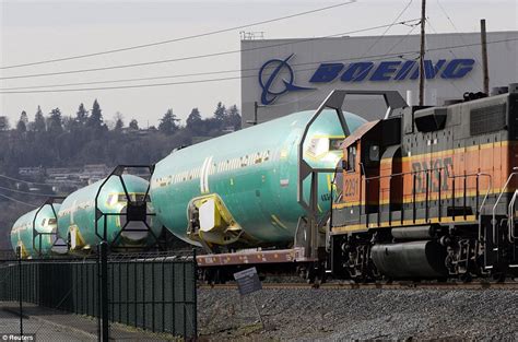 Boeing 737 Fuselages Arrive At Firms Seattle Factory To Be Assembled