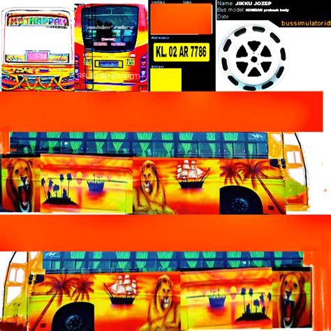Copy/cut and paste the downloaded file with. Komban Dawood Skin For Bus Simulator Indonesia Download ...