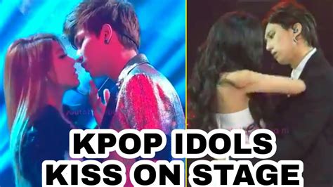 Kpop Idols Kisses On Stage Trending Kpop Idols Kissing On Stage Kpop Stars Sweet Moments On
