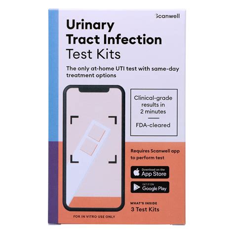 Buy Scanwell Uti Test Strips For Women Easy To Use Urinary Tract Infection Testing Kit