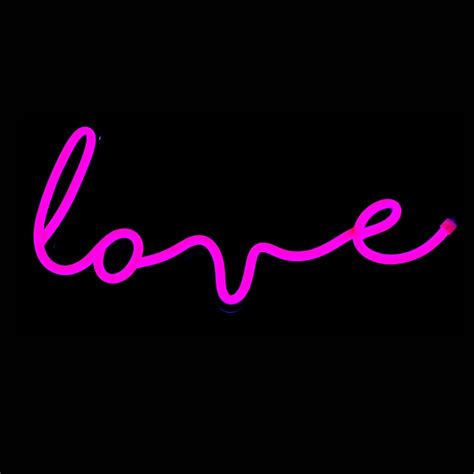 Love Led Neon Sign Neon Light Home Decor In Plaques And Signs From Home
