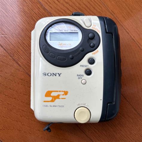 Sony Wm Fs222 Walkman Cassette Player Radio Player Vintage Etsy