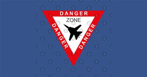 Top Gun F14 Danger Zone Top Gun Sticker Teepublic