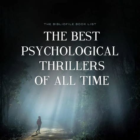 50 Best Psychological Thriller Books Of All Time By Year The Bibliofile