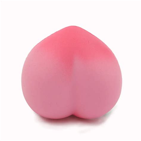 Simulation Peach Squishy Toy 10cm Fruit Decompression Toys Adorable Soft Slow Rising Jumbo