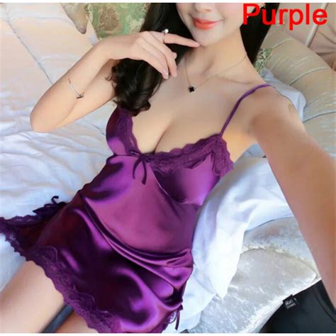 Snph Sexy Womens Open Crotch Sleepwear Nightdress Mini Short Dress Sexy Uniform Maid Skirt Sling