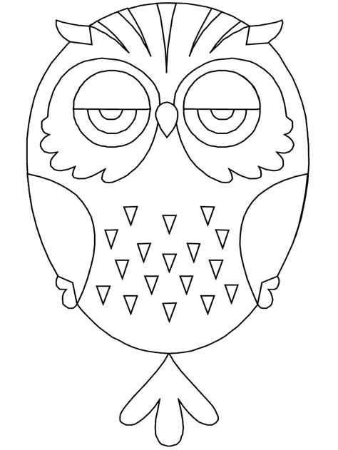 Owl Color Pages Coloring Home