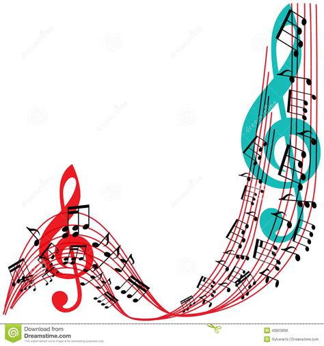 Tu pourrais aussi aimer 1 2. La Musique Note Le Fond, Cadre élégant De Thème Musical ...