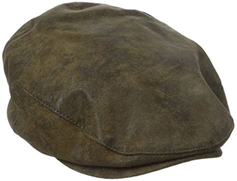 Stetson Weathered Leather Ivy Cap In Brown For Men Lyst