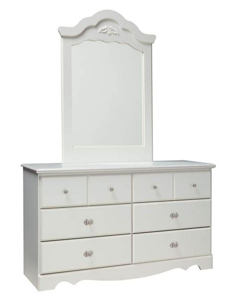 Daphne White Dresser And Mirror Dresser With Mirror White Wood Dresser