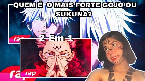 React Rap Do Satoru Gojo Jujutsu Kaisen Rap Do Itadori Yuji E