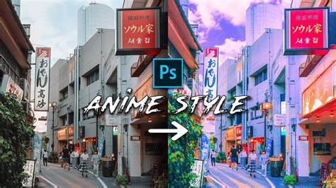 Photo Into Anime Style Effect Anime Effect In Photoshop Photoshop