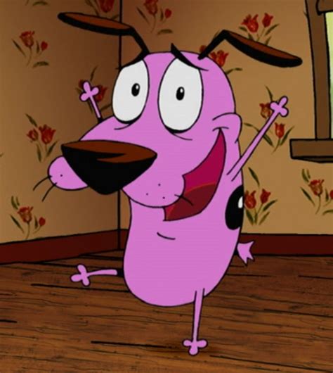 Courage The Cowardly Dog Cartoon Painting Cartoon Wallpaper Iphone