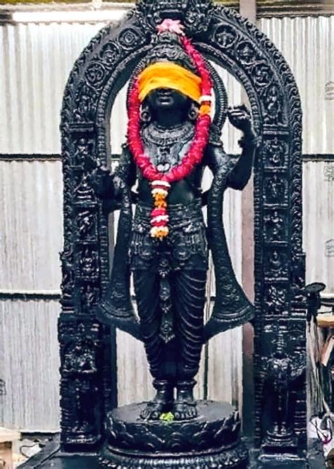 VIDEO Ram Lalla Idol Placed In Ayodhya Temple Ahead Of Pran Pratishta
