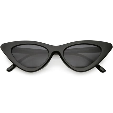 women s narrow 1990 s retro flat lens cat eye sunglasses c523 in 2021 cat eye sunglasses chic