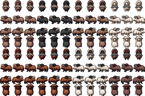 Musk Ox Sprite Rpg Tileset Free Curated Assets For Your