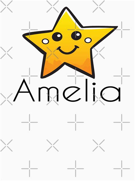 Amelia Cute Star My Name Is Amelia T Shirt For Sale By Projectx23