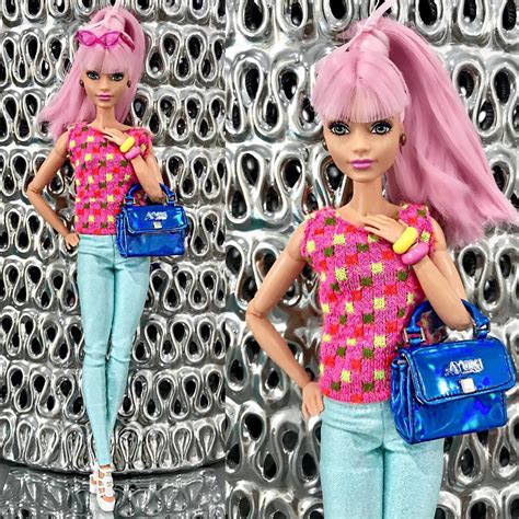 pin by olga vasilevskay on barbie fashionistas Сolor hair barbie fashion barbie dolls barbie