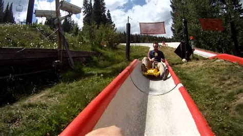 Crash On Alpine Slides Winter Park Youtube