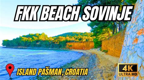 Fkk Beach Sovinje Island PaŠman Croatia 4k Youtube