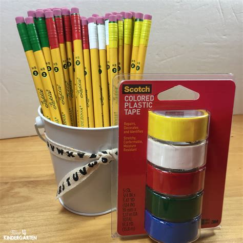 Use Colored Tape To Solve The Pencil Problems In The Classroom