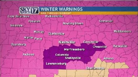 Winter Storm Warning Posted For Viewing Area Wztv