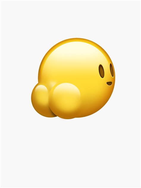 Big Booty Emoji Sticker For Sale By Slamdunkmyskull Redbubble