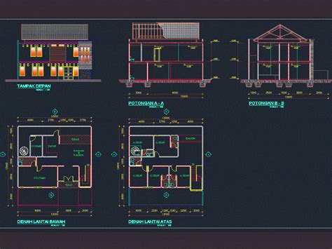 Modern Home Dwg Block For Autocad Designs Cad