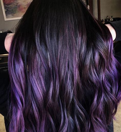 3 how to protect your manic panic purple haze on dark hair. Blackberry Hair is The Unexpected Spring Hair Color Trend ...