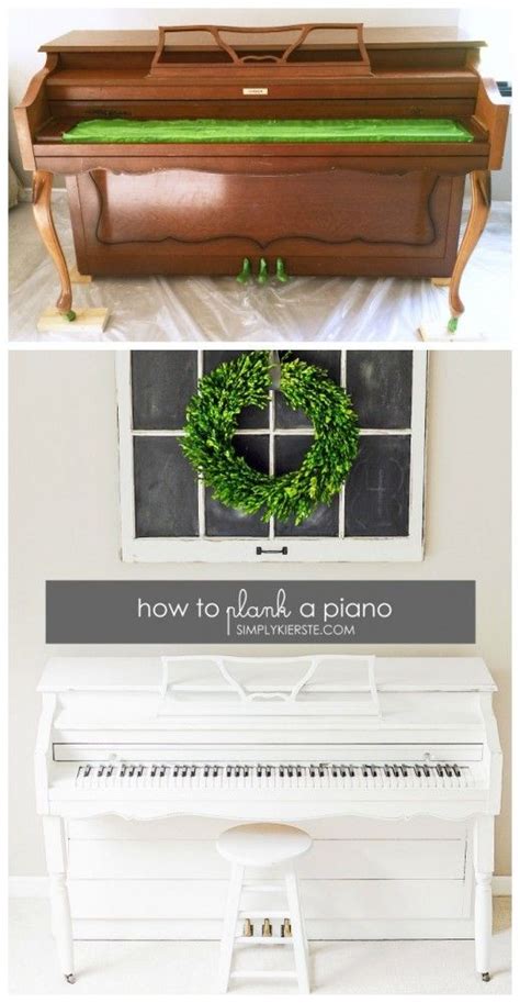 How To Paint A Piano And Add Wood Planksa Piano Makeover Piano