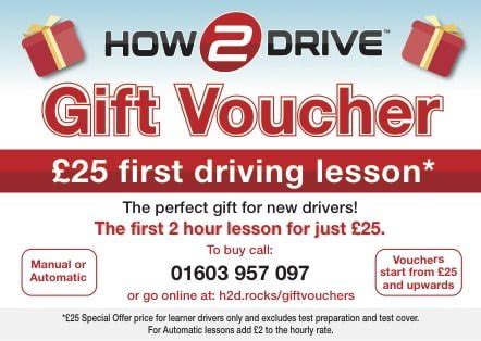 driving lesson vouchers  perfect birthday gift  teenagers