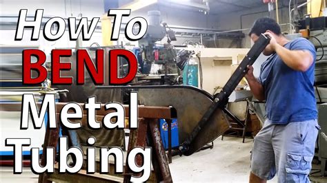 How To Bend Square Metal Tubing By Hand The Easy Way Youtube