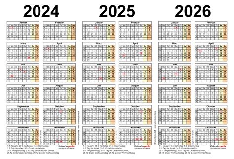Zweijahreskalender 2024 Und 2025 Als Pdf Vorlagen Zum
