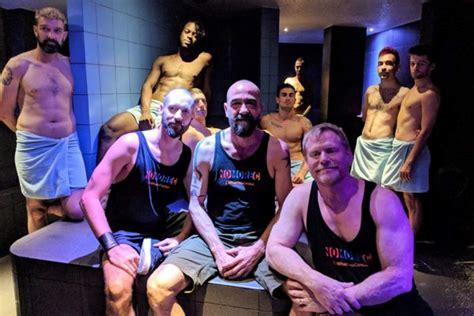 a gay sauna strives to wipe out hepatitis c
