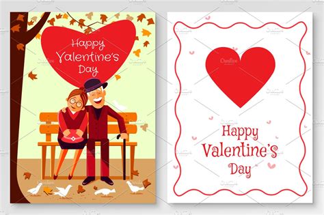 Select your valentine card and click on the 'next step mail' button below to goto the next step (mail selection) create a wonderful valentine. Valentine's Greeting Card "Senior" | Creative Card Templates ~ Creative Market