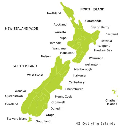 Map New Zealand Mountains - Share Map
