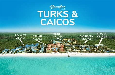 Map Of Beaches Turks And Caicos