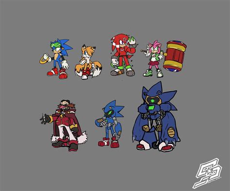 Sonic The Hedgehog Redesign Chart Expands With New Characters