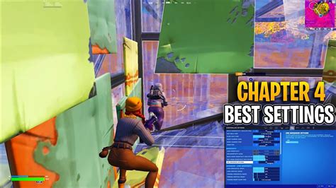 The BEST SETTINGS For CHAPTER Fortnite Settings Sensitivity LINEAR AIMBOT Controller PS