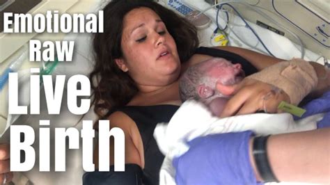 Emotional Live Birth Labor Delivery Vlog Youtube