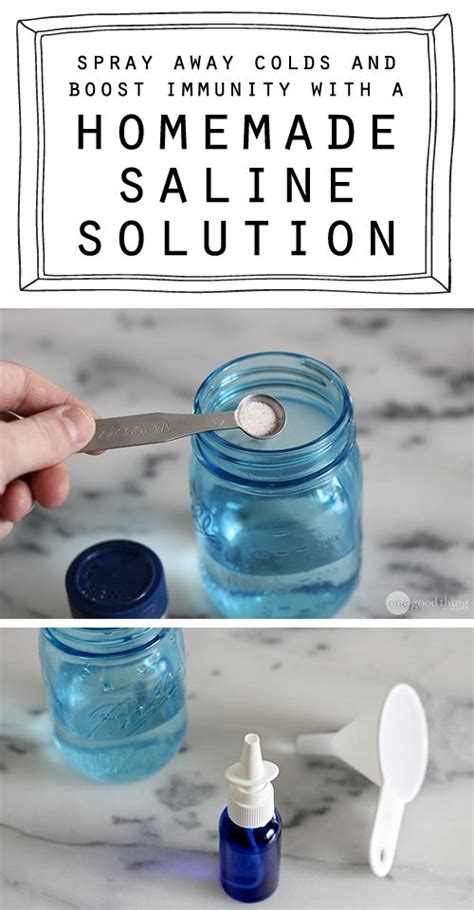To make a saline solution, start by bringing 1 cup of water and ½ teaspoon of regular table salt or sea salt to a boil on the stove. Make your own homemade saline solution - a super simple ...