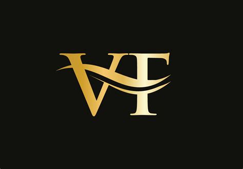 Modern Letter Vf Logo Design Vector Initial Linked Letter Vf Logo
