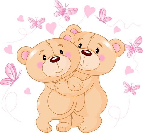 Download Teddy Bear Clipart Twins Cute Bear Png Transparent Png Png